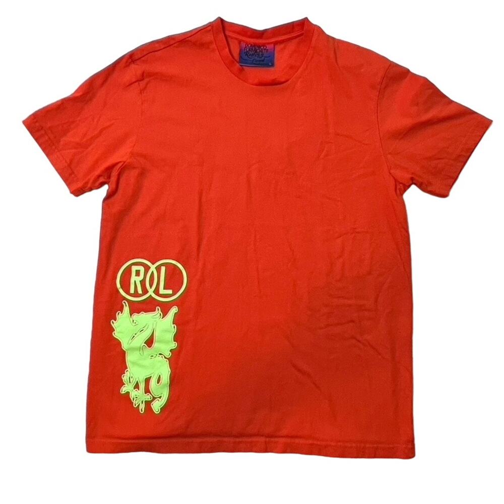 Rolling Loud Domenico Formichetti Red Neon T Shirt‎ Portugal 2022 Music Festival
